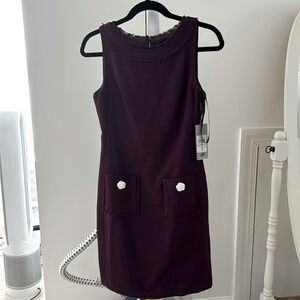 Deep purple dress